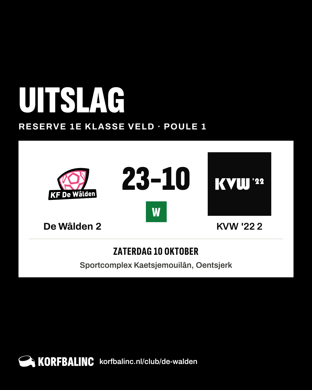 De Wâlden 2 - KVW '22 2