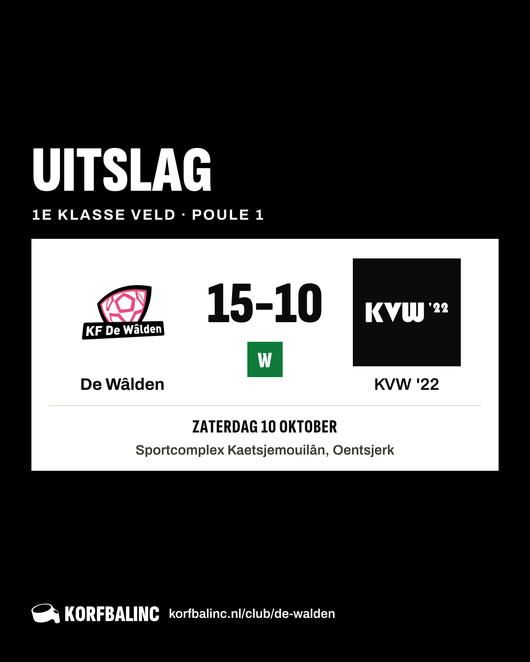 De Wâlden - KVW '22