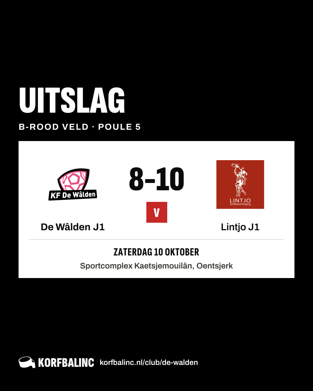 De Wâlden J1 - Lintjo J1