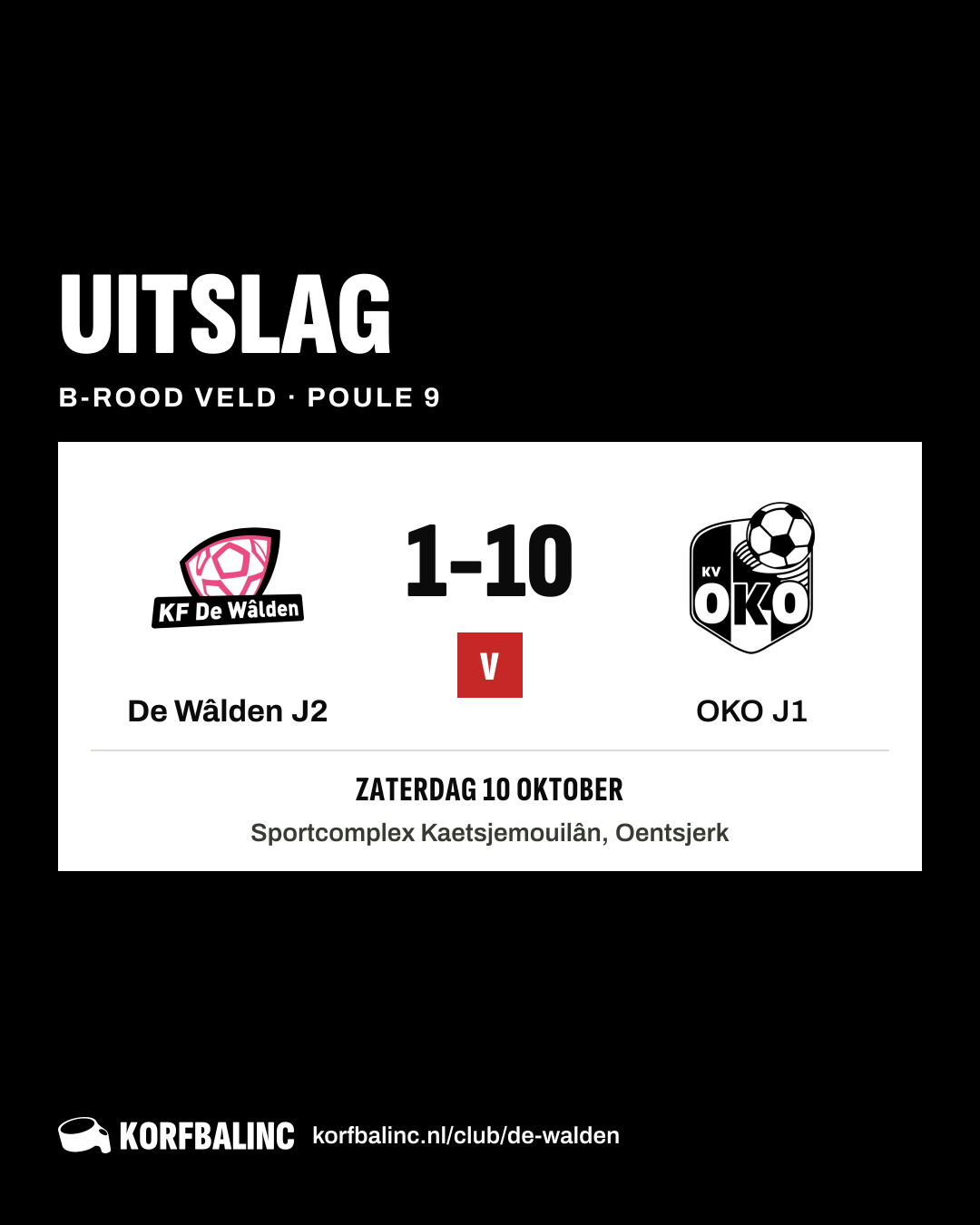 De Wâlden J2 - OKO J1