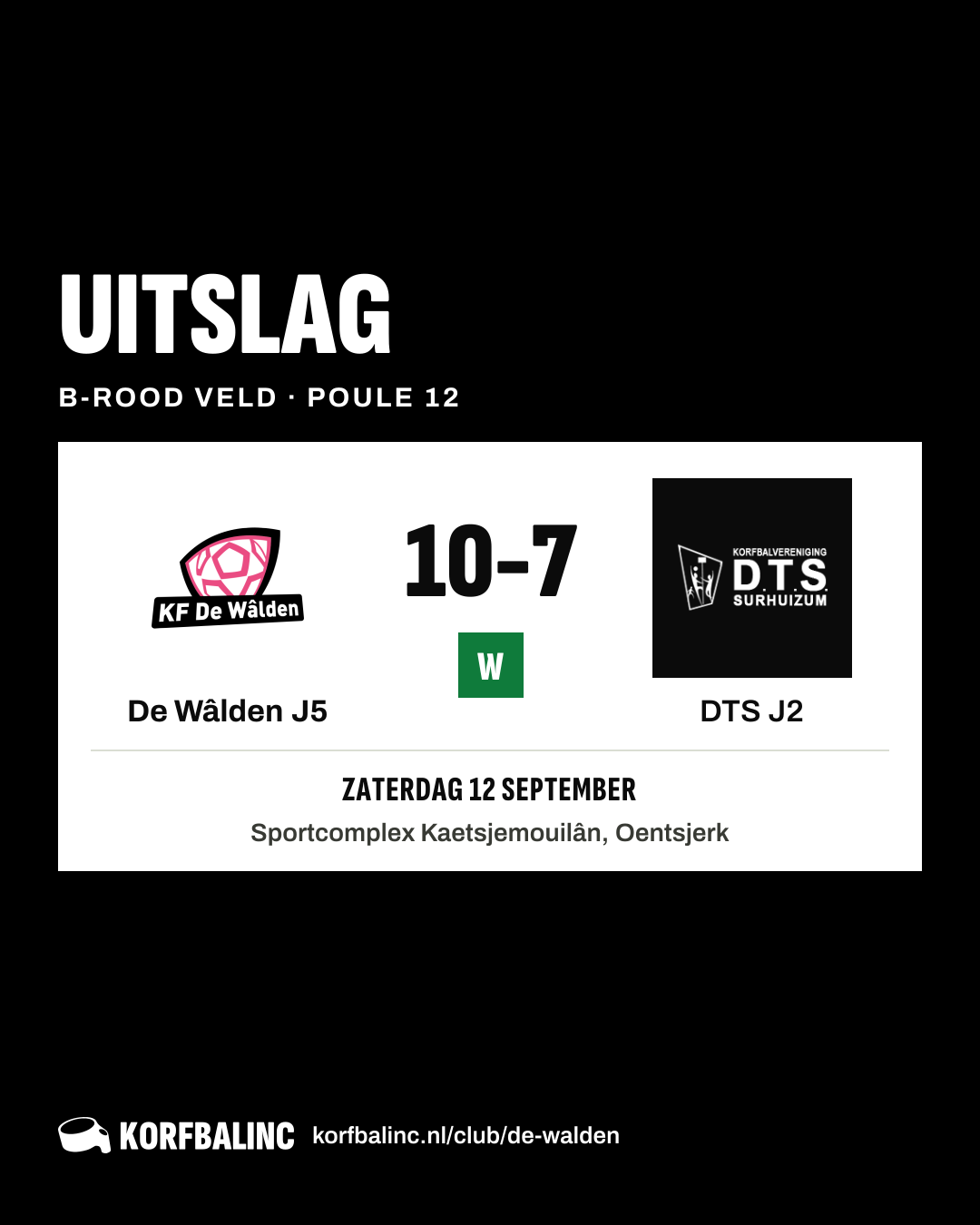 De Wâlden J5 - DTS J2