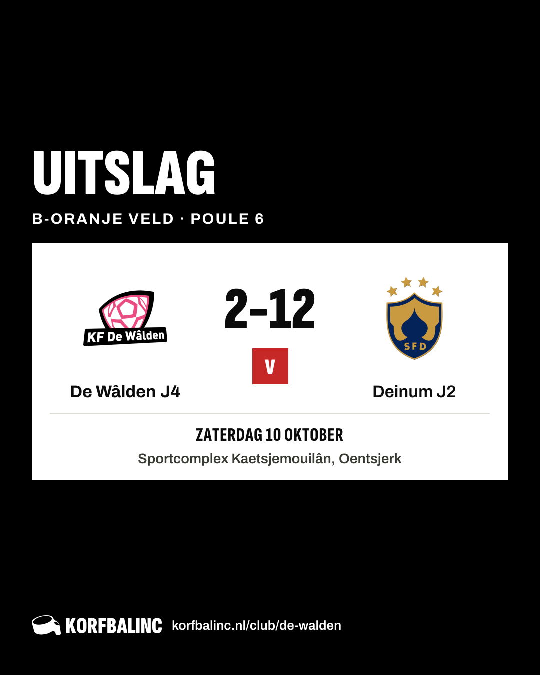 De Wâlden J4 - Deinum J2