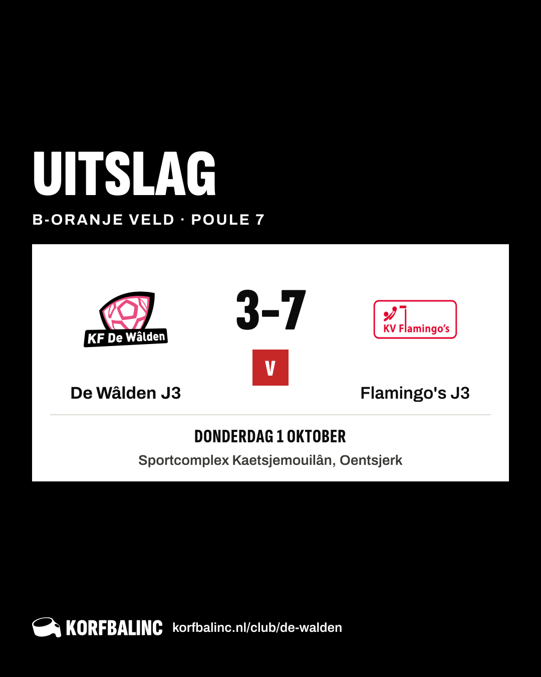 De Wâlden J3 - Flamingo's J3