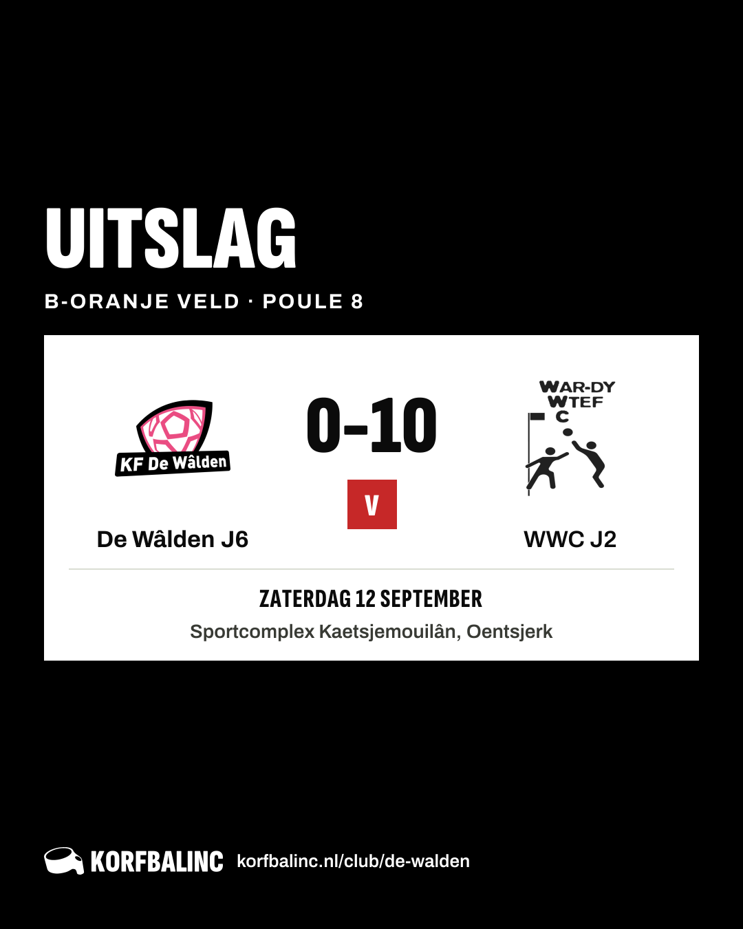 De Wâlden J6 - WWC J2