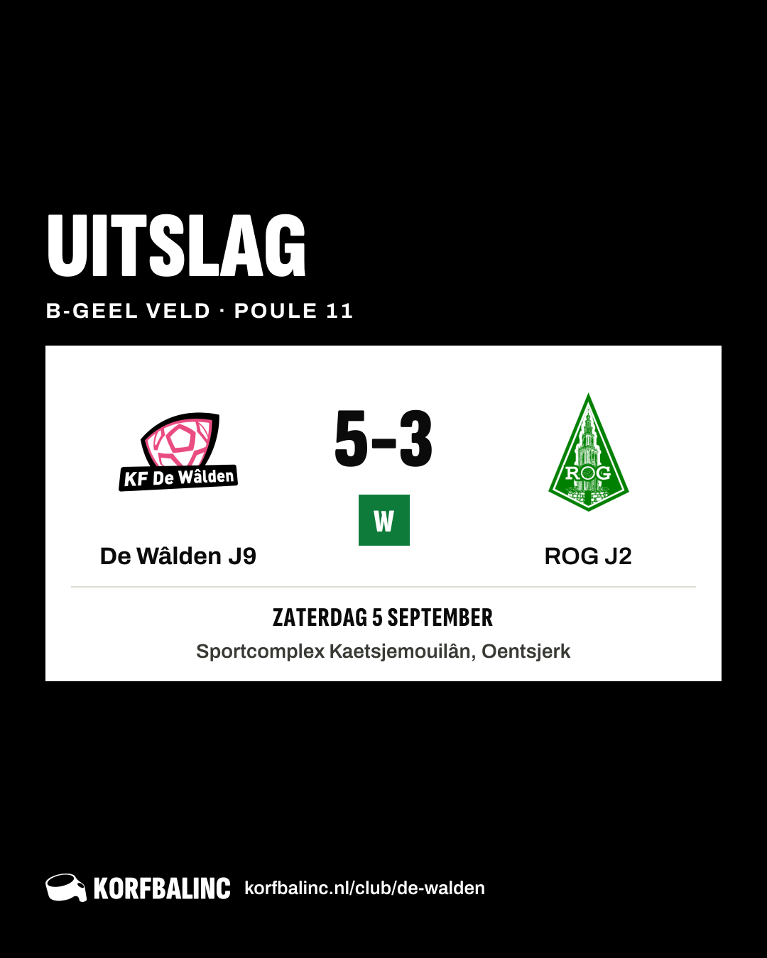 De Wâlden J9 - ROG J2