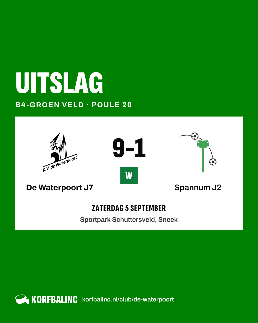 De Waterpoort J7 - Spannum J2