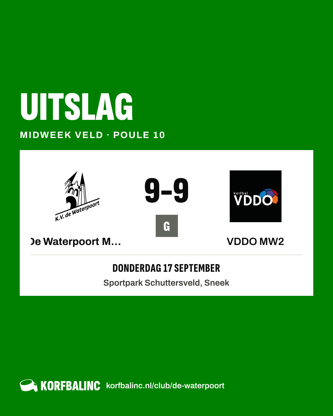 De Waterpoort MW1 - VDDO MW2