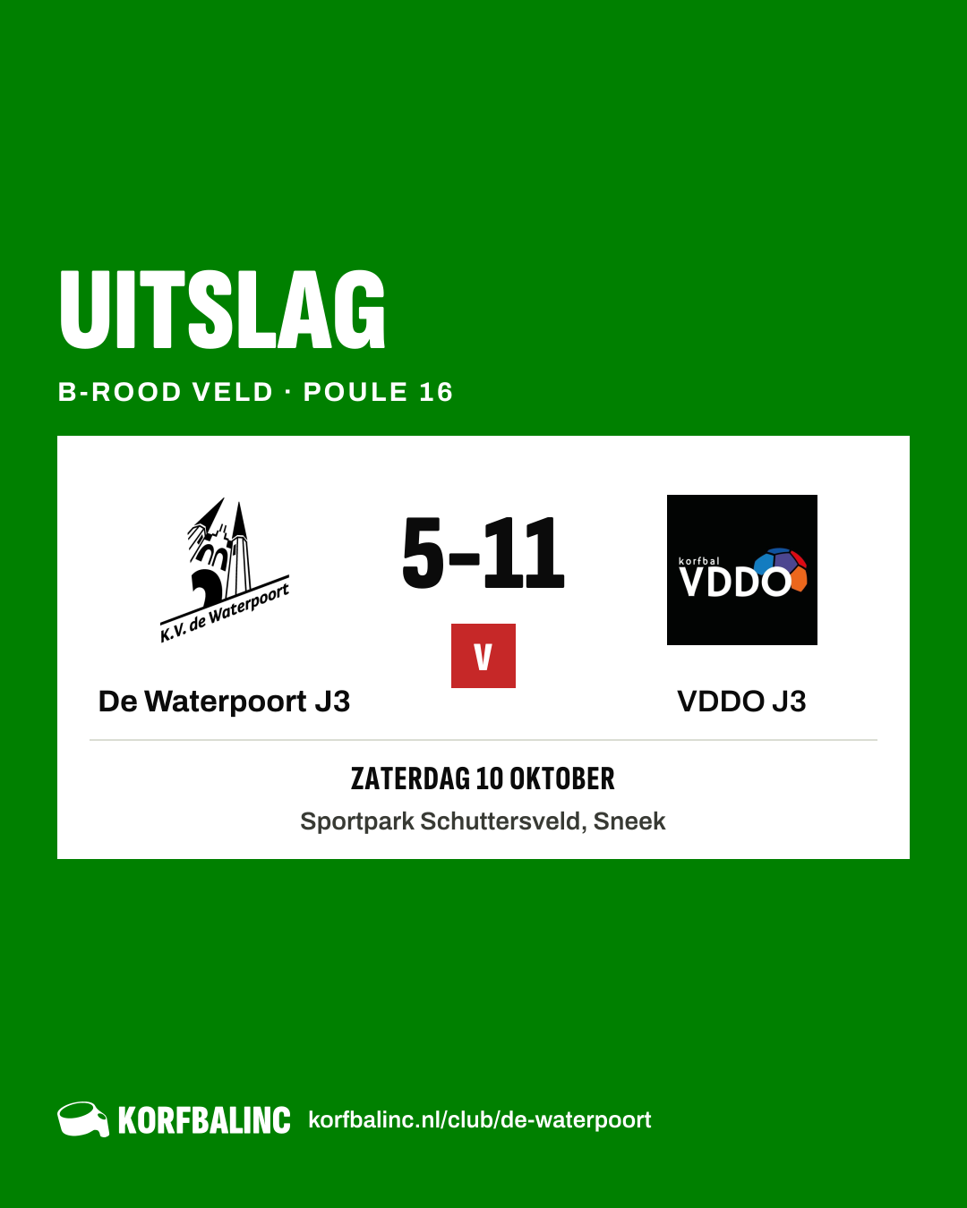 De Waterpoort J3 - VDDO J3