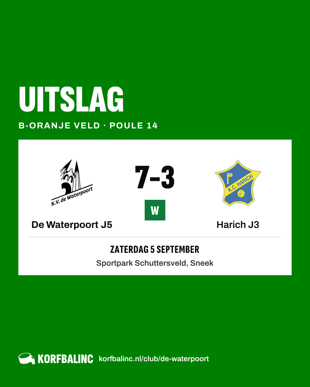 De Waterpoort J5 - Harich J3
