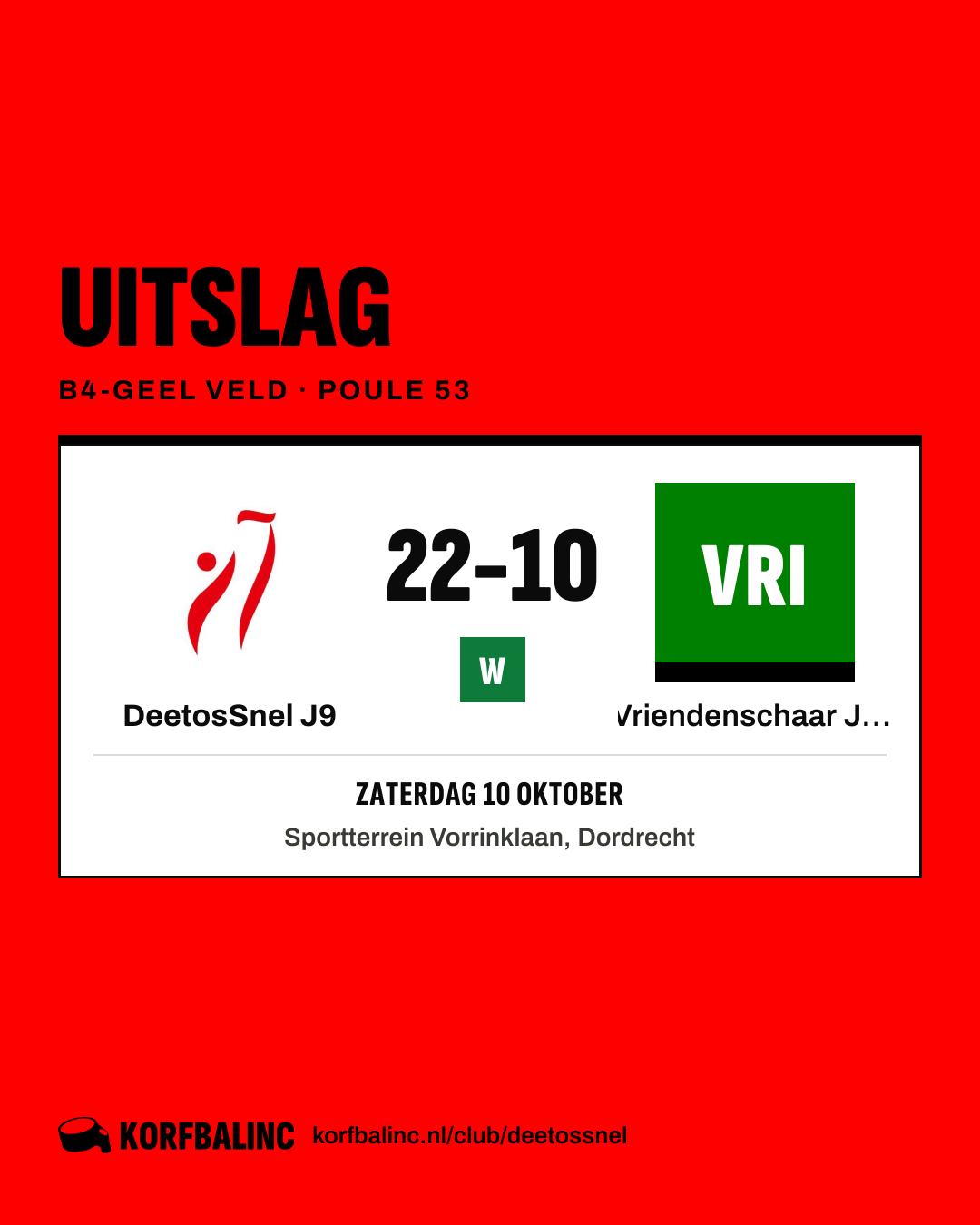 DeetosSnel J9 - Vriendenschaar J12
