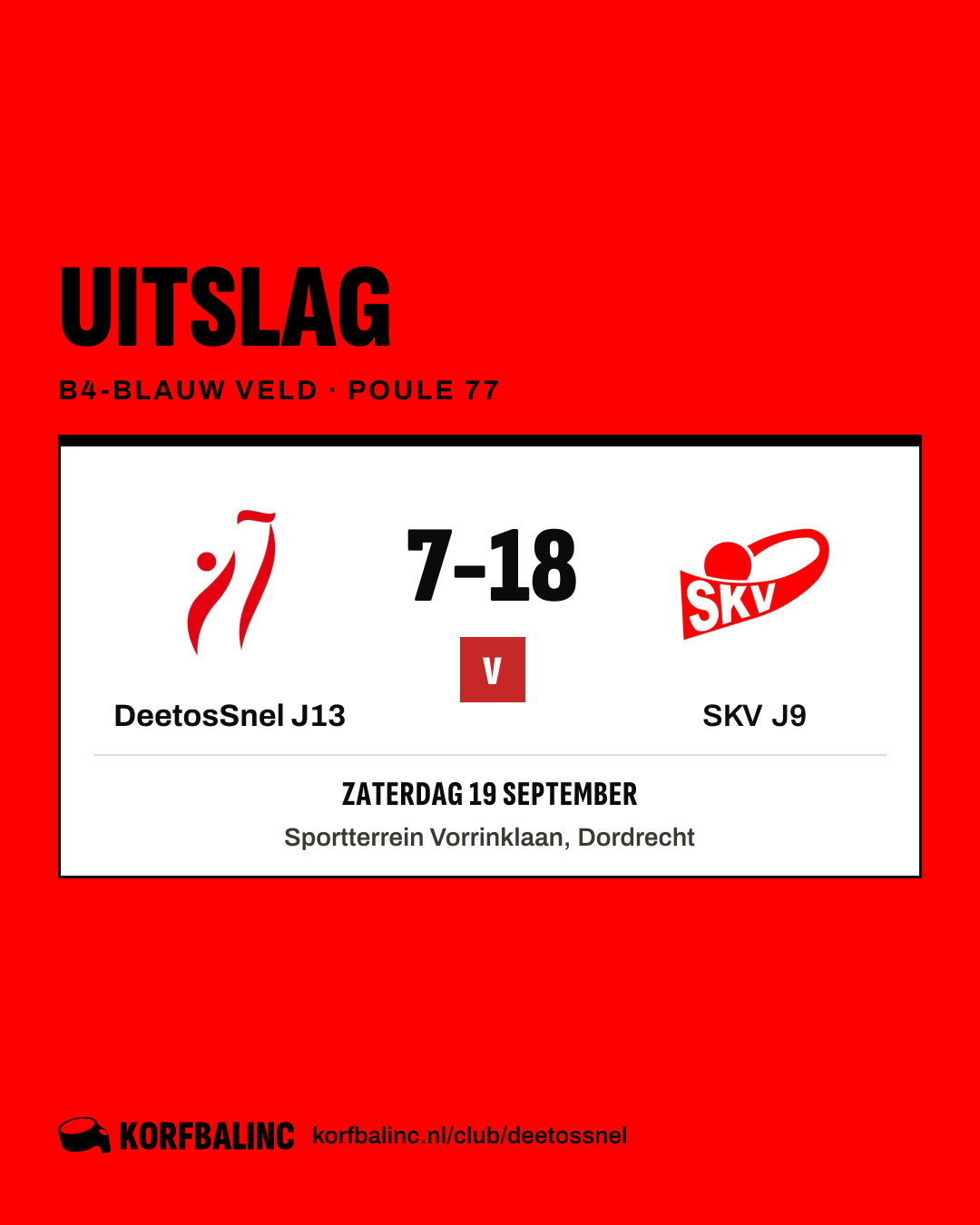DeetosSnel J13 - SKV J9