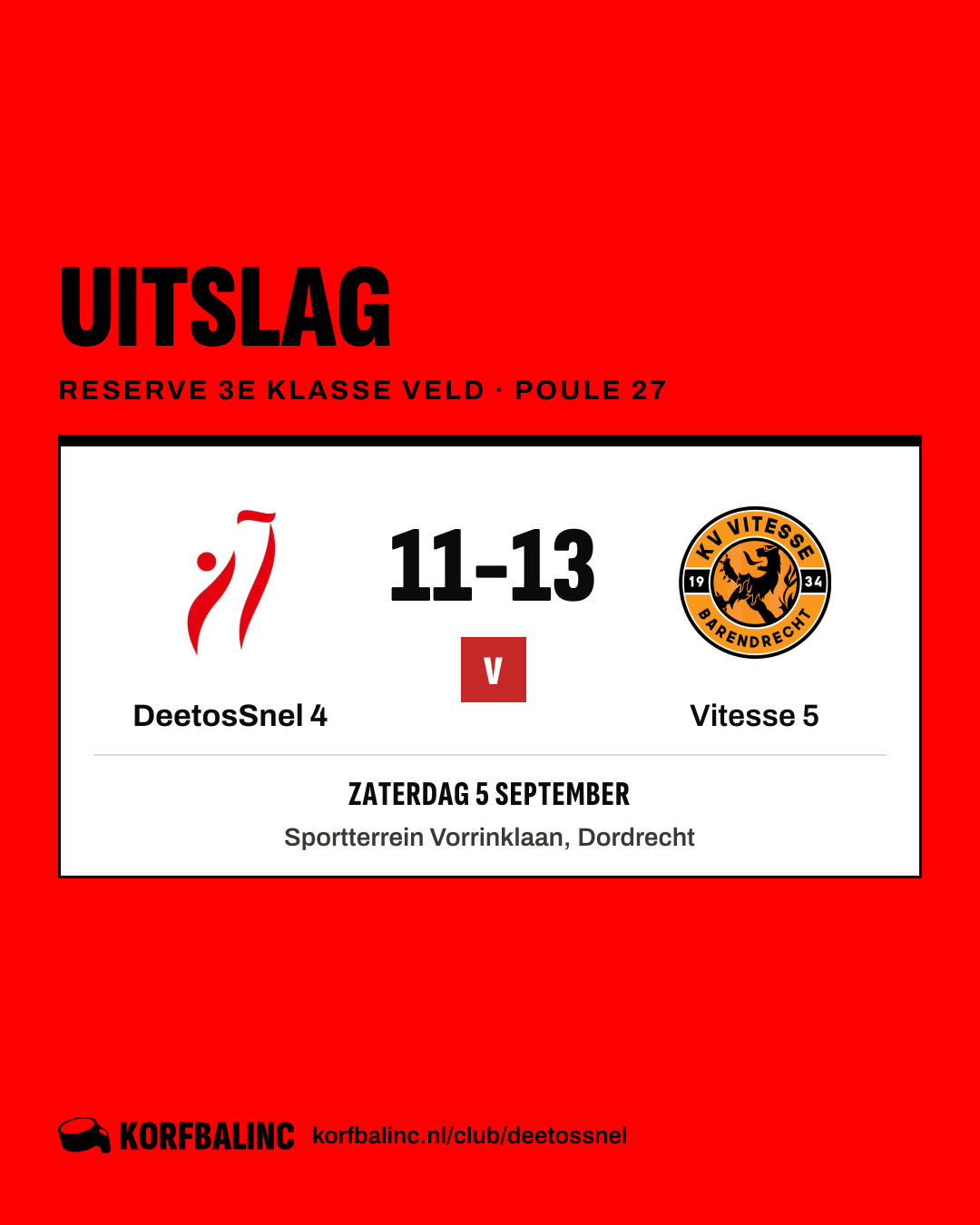 DeetosSnel 4 - Vitesse 5