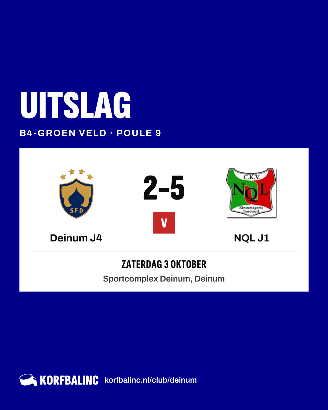Deinum J4 - NQL J1