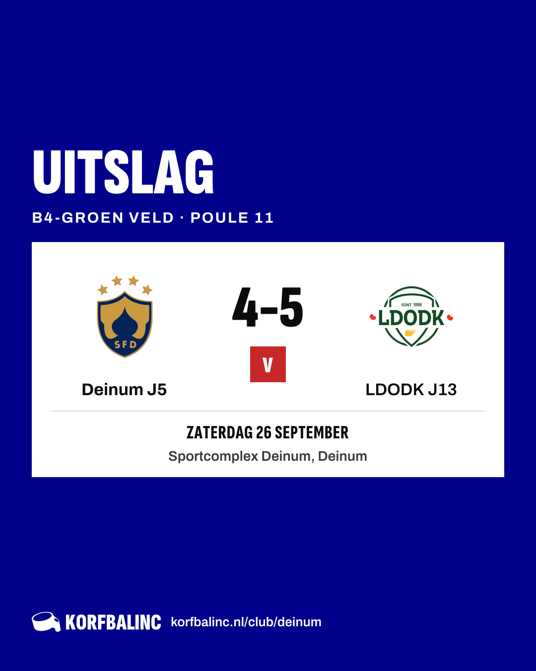 Deinum J5 - LDODK J13