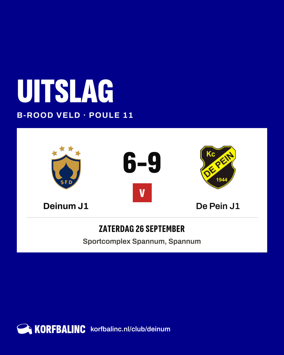 Deinum J1 - De Pein J1