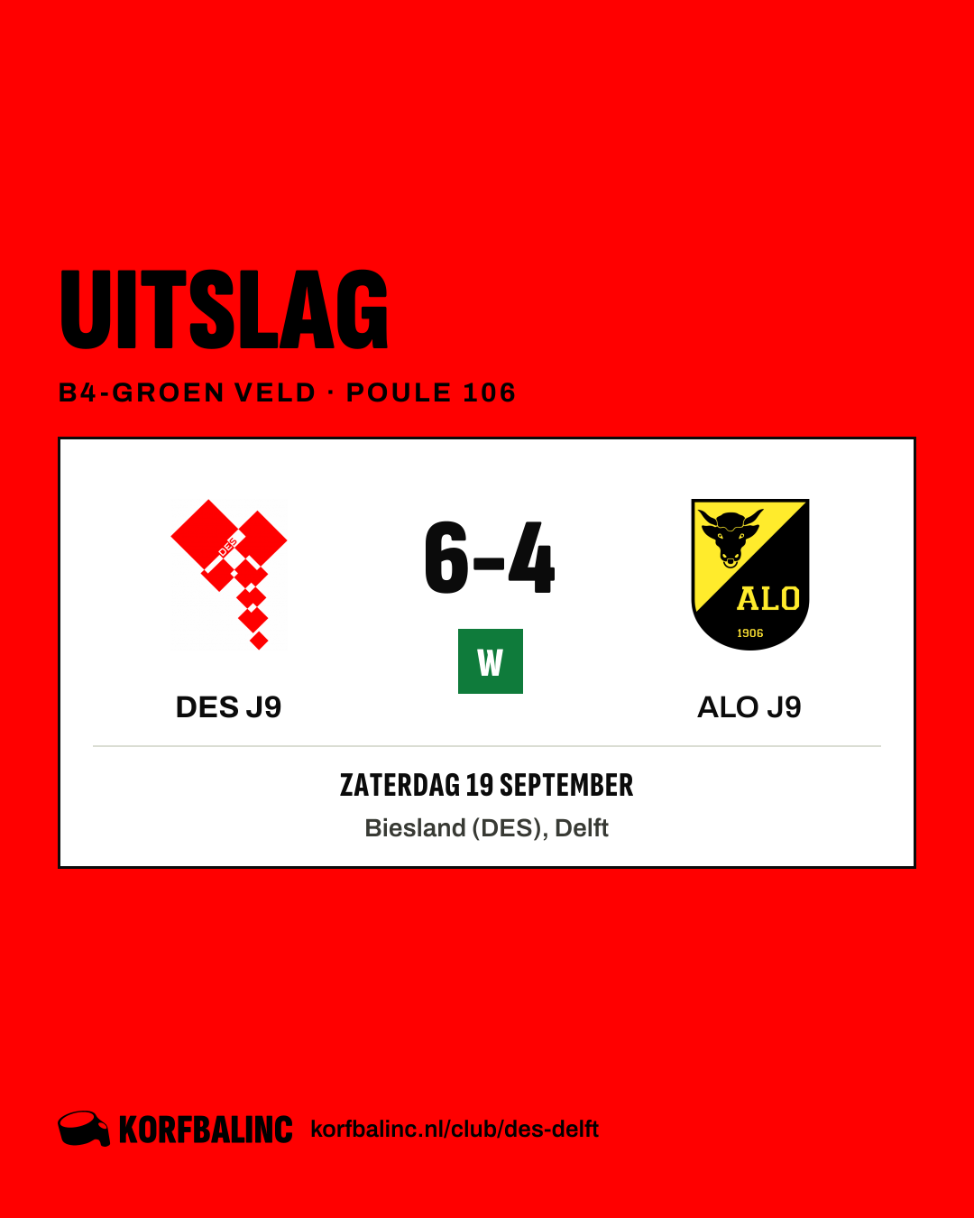 DES J9 - ALO J9