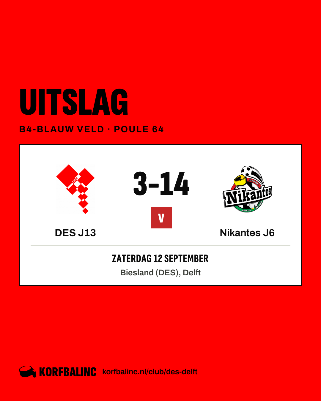 DES J13 - Nikantes J6