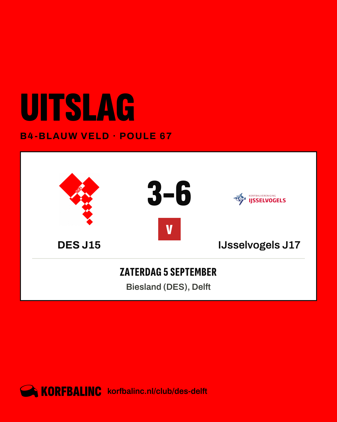 DES J15 - IJsselvogels J17