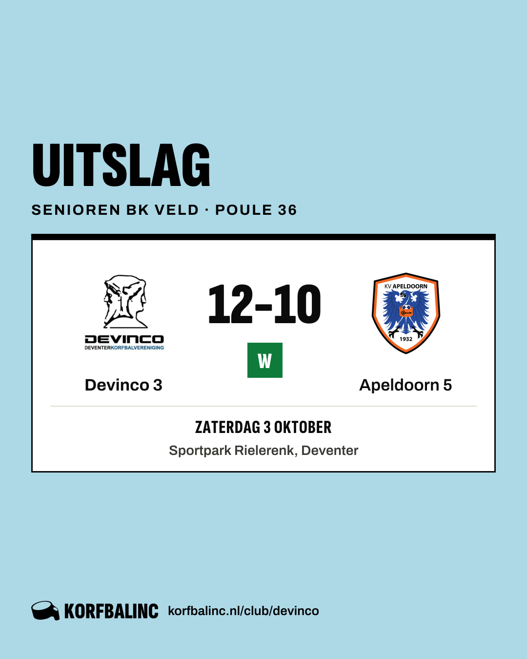 Devinco 3 - Apeldoorn 5