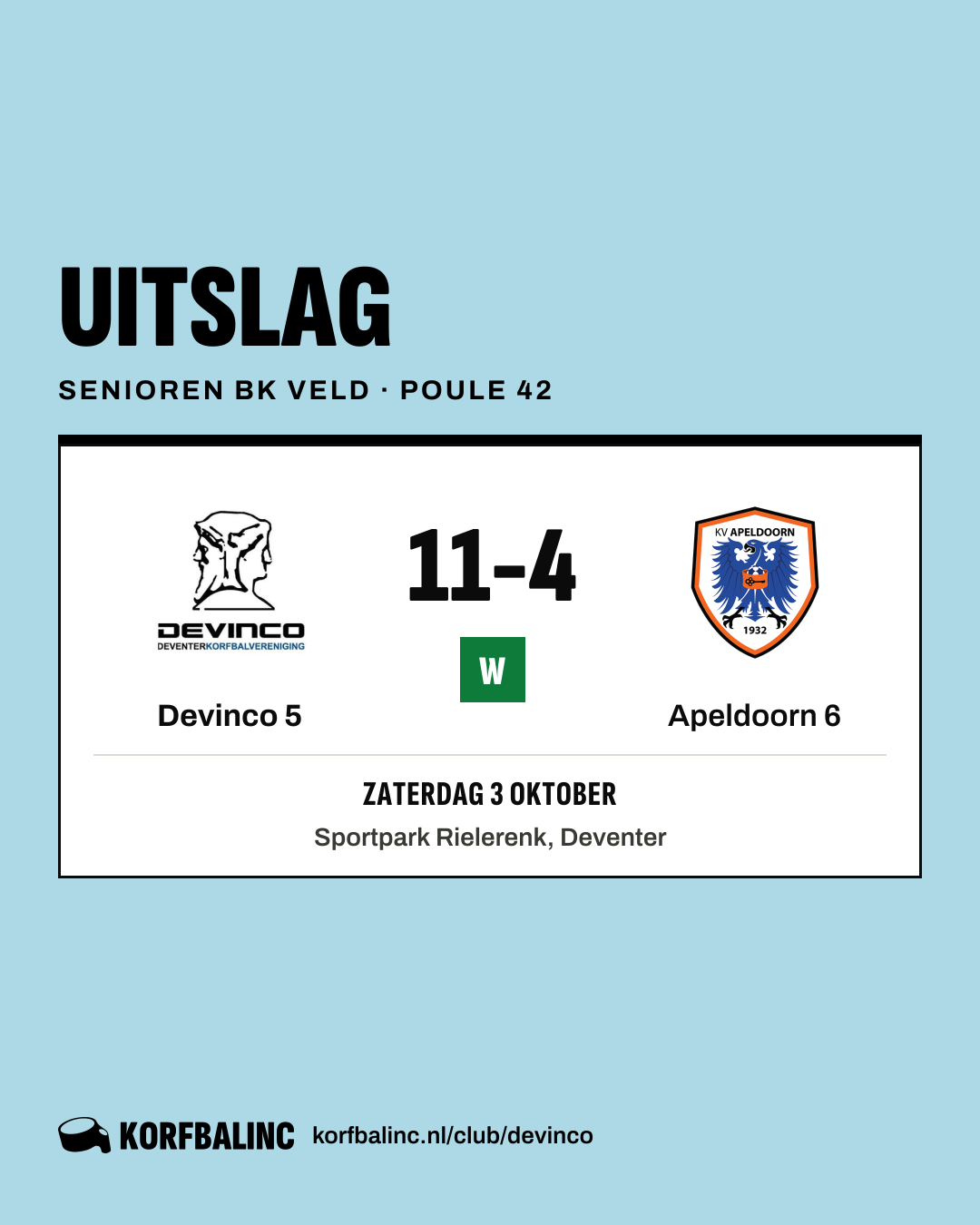 Devinco 5 - Apeldoorn 6