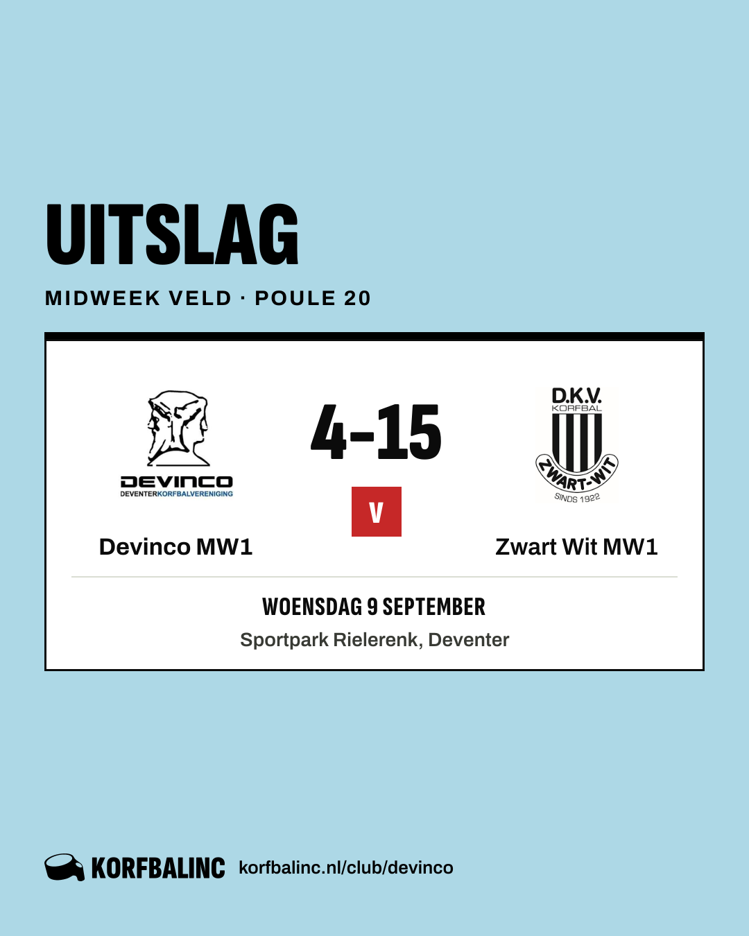 Devinco MW1 - Zwart Wit MW1