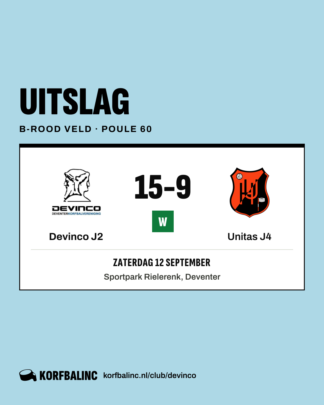 Devinco J2 - Unitas J4