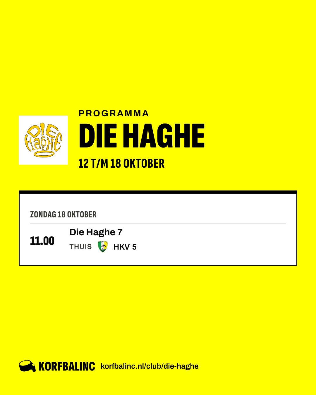 Uitslagen Die Haghe