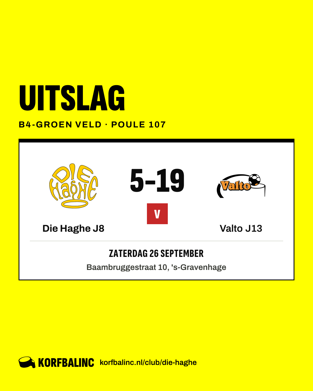 Die Haghe J8 - Valto J13