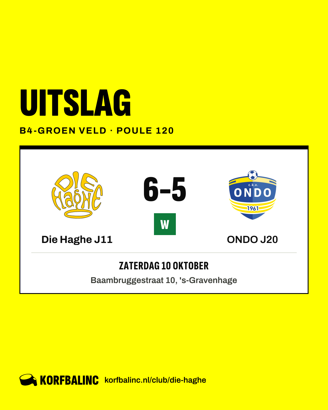 Die Haghe J11 - ONDO J20