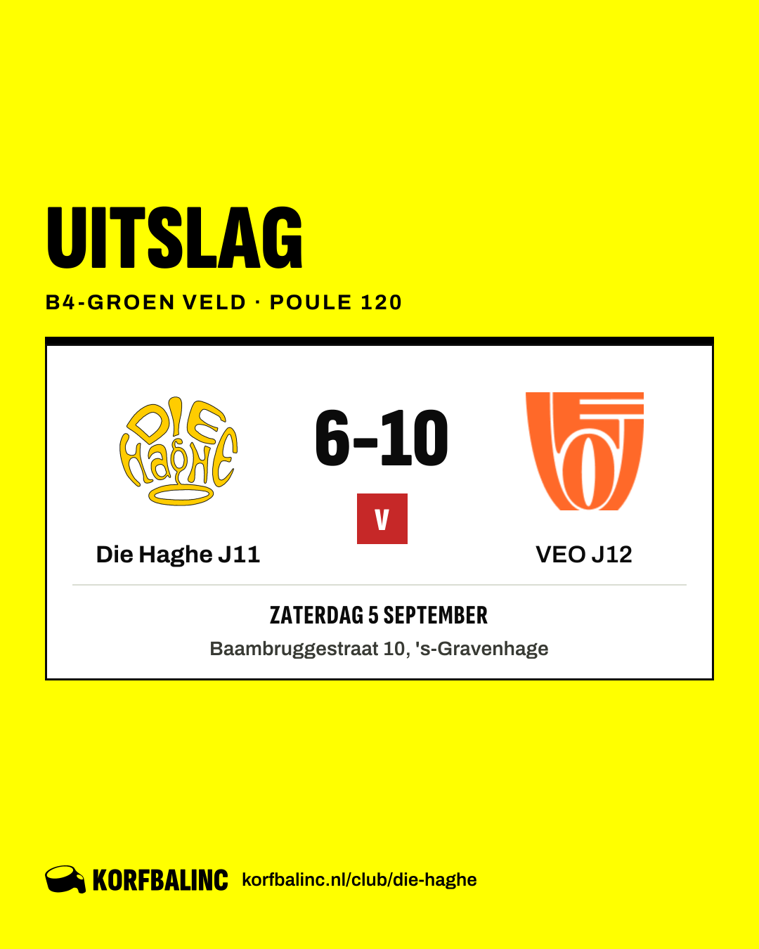 Die Haghe J11 - VEO J12