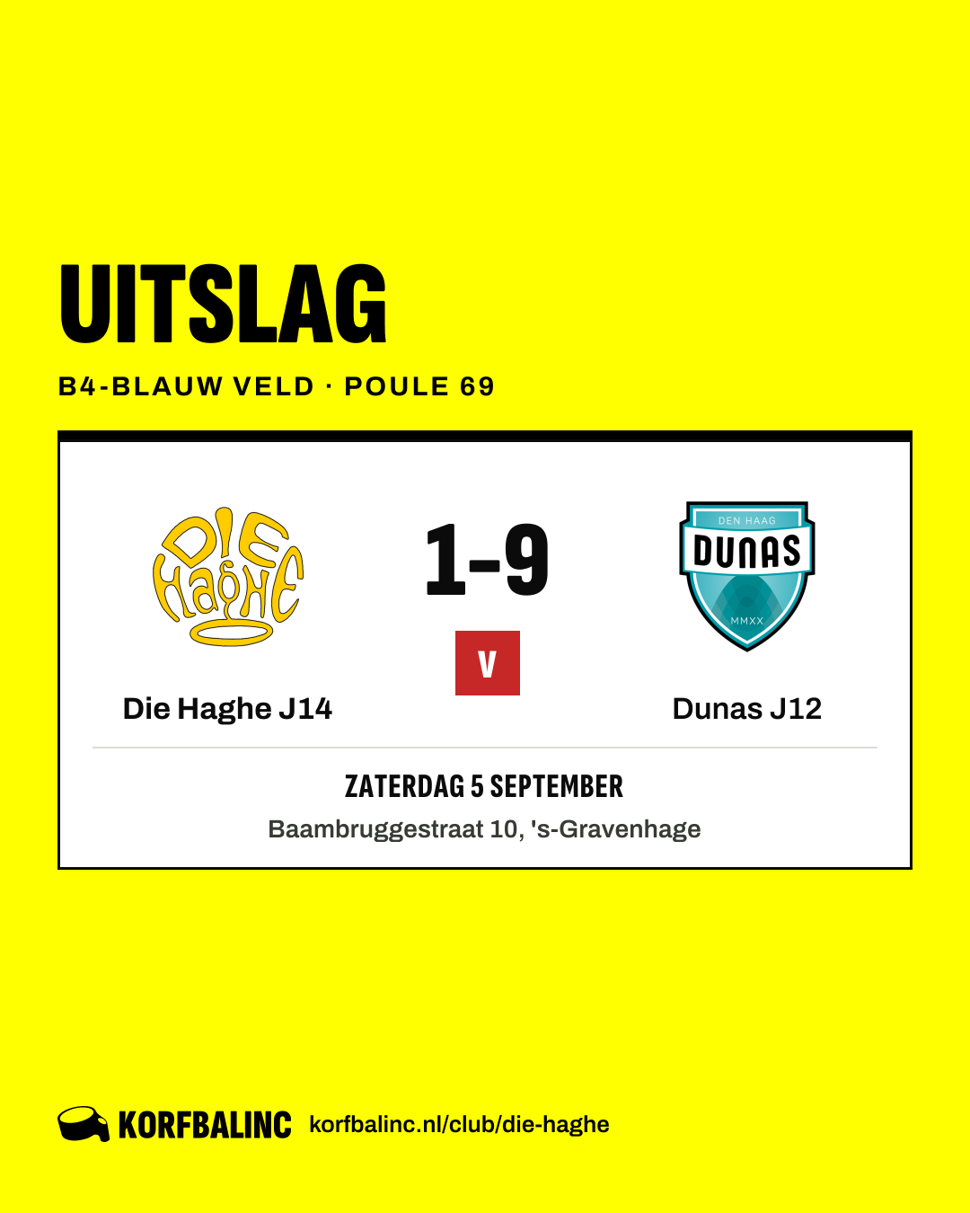 Die Haghe J14 - Dunas J12