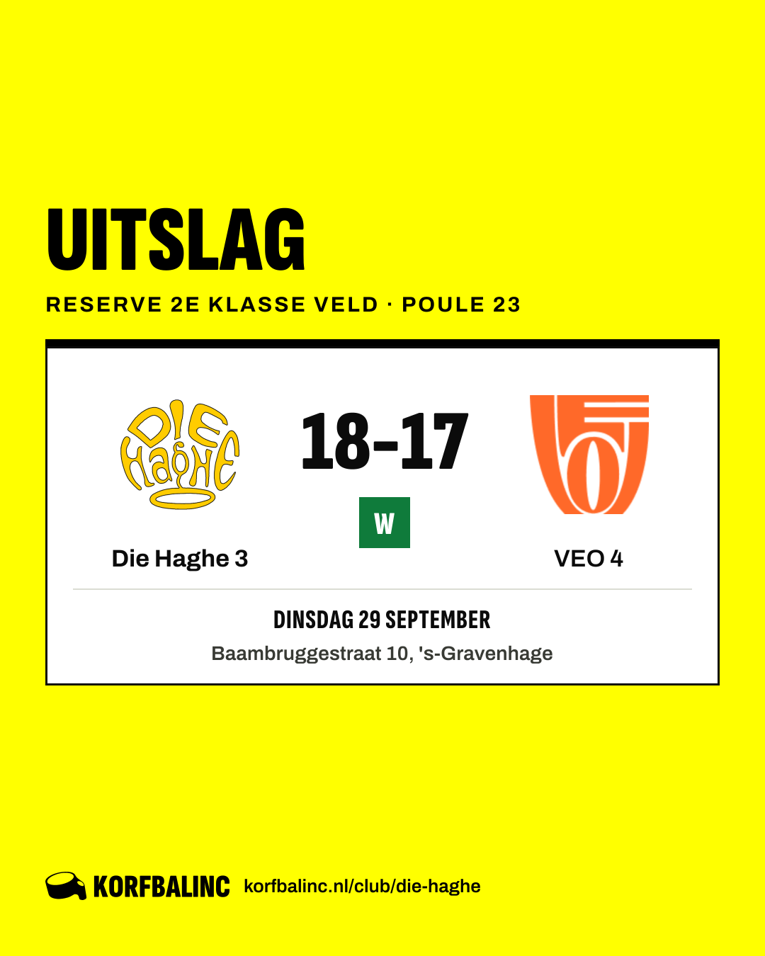 Die Haghe 3 - VEO 4