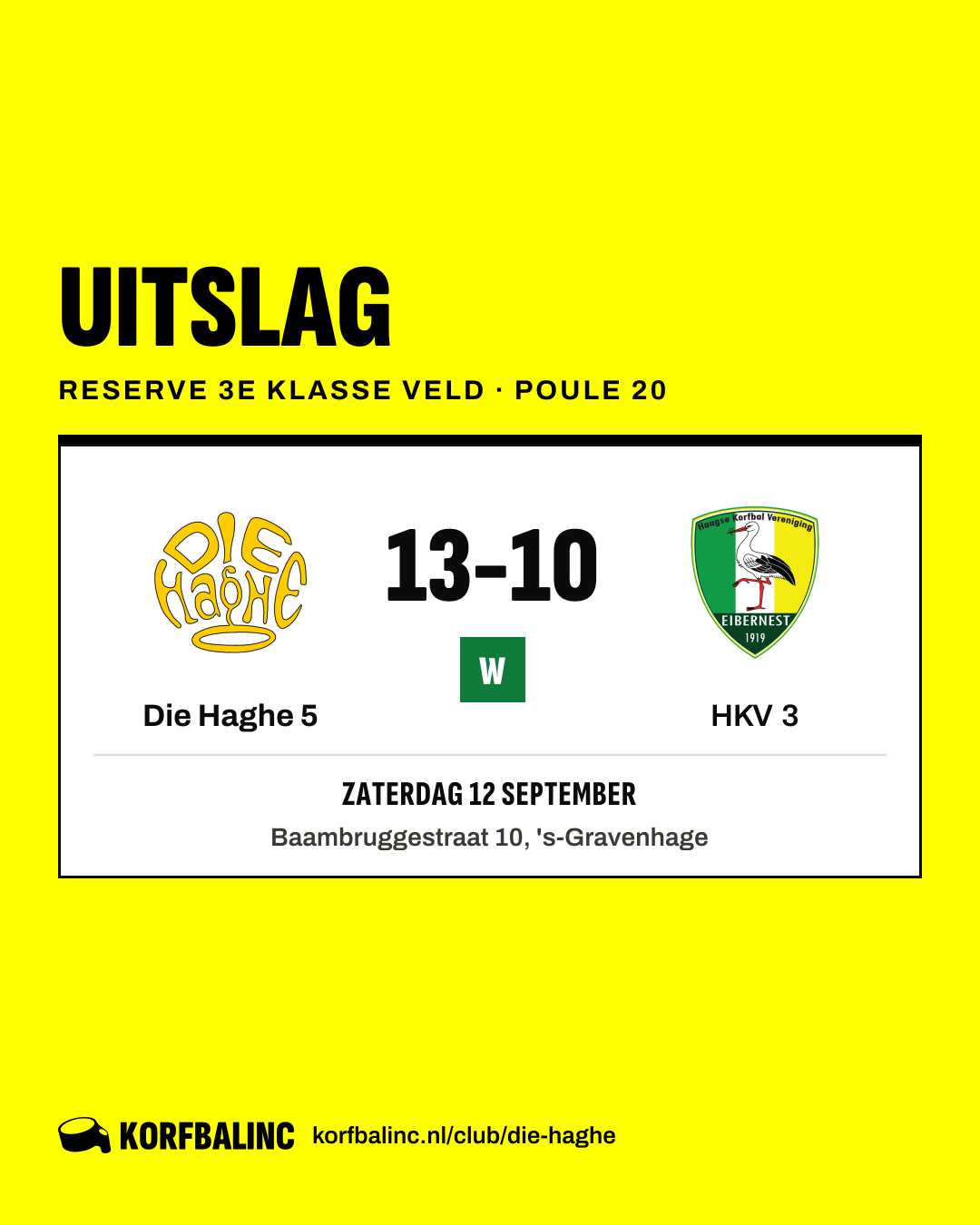 Die Haghe 5 - HKV 3