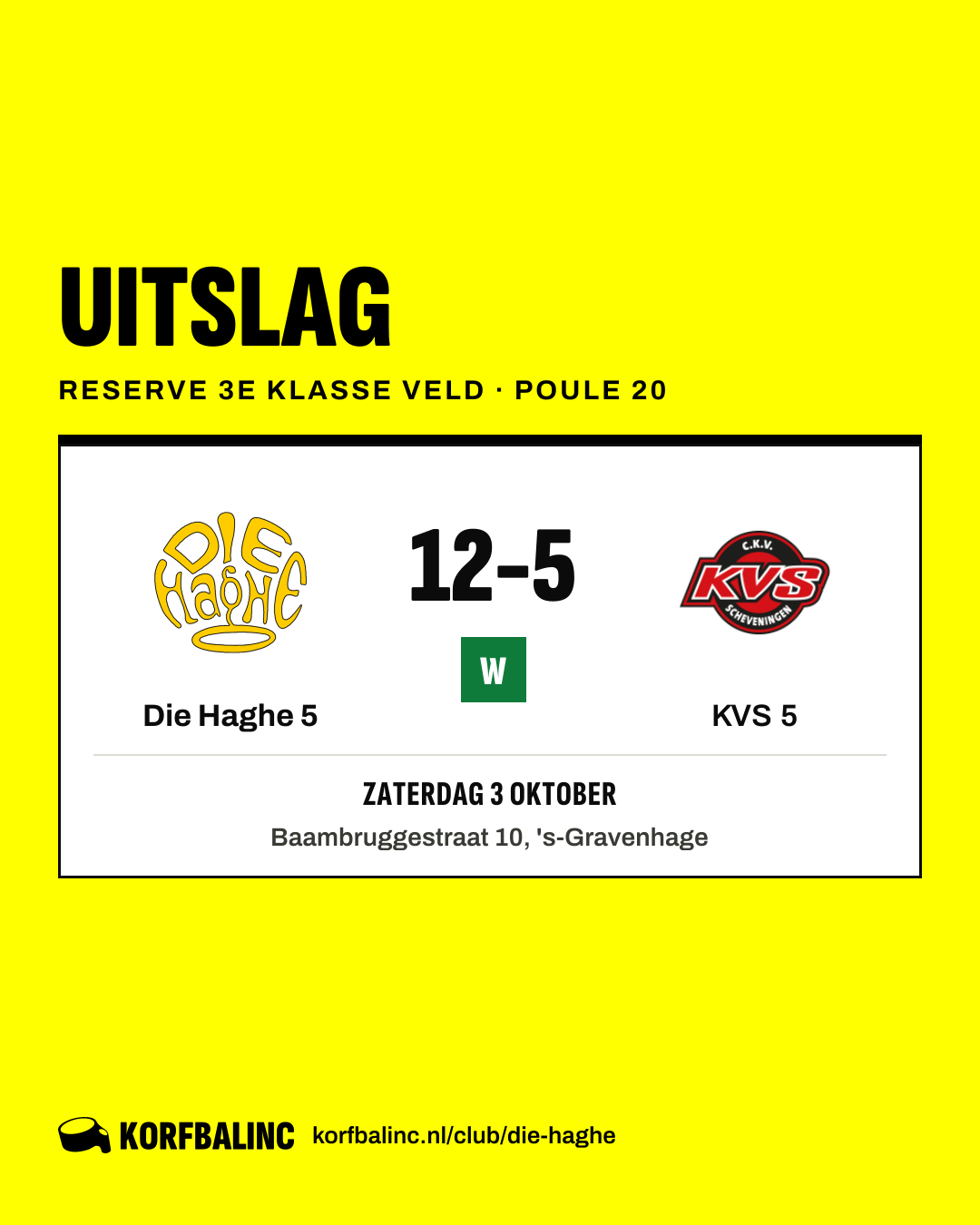 Die Haghe 5 - KVS 5
