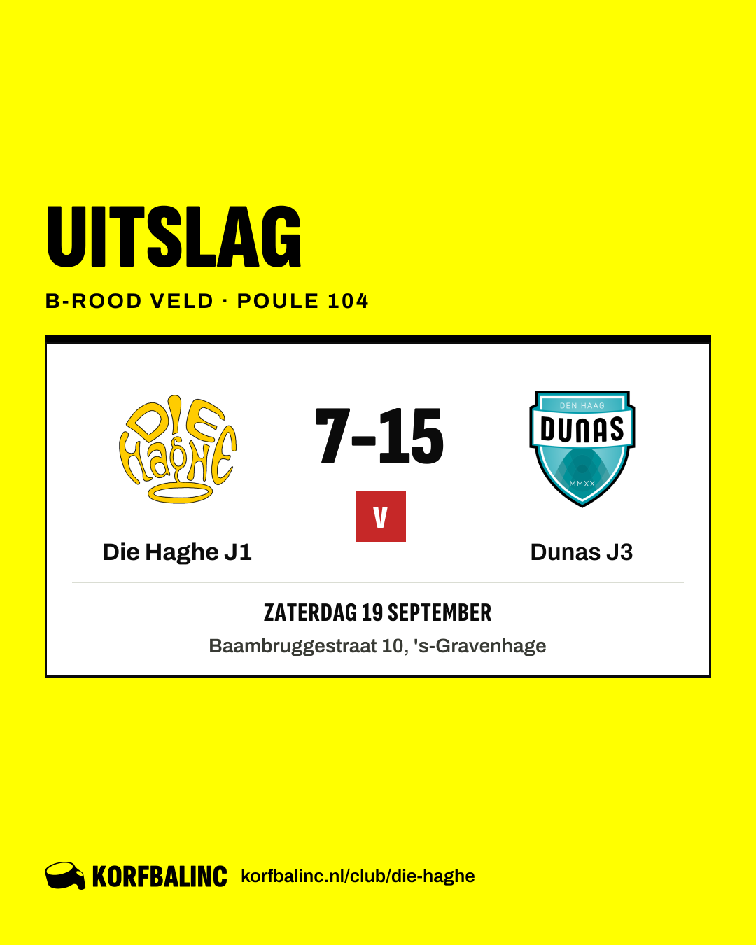 Die Haghe J1 - Dunas J3