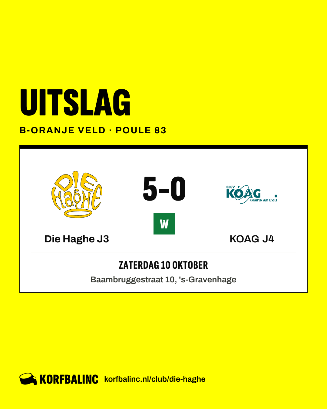Die Haghe J3 - KOAG J4