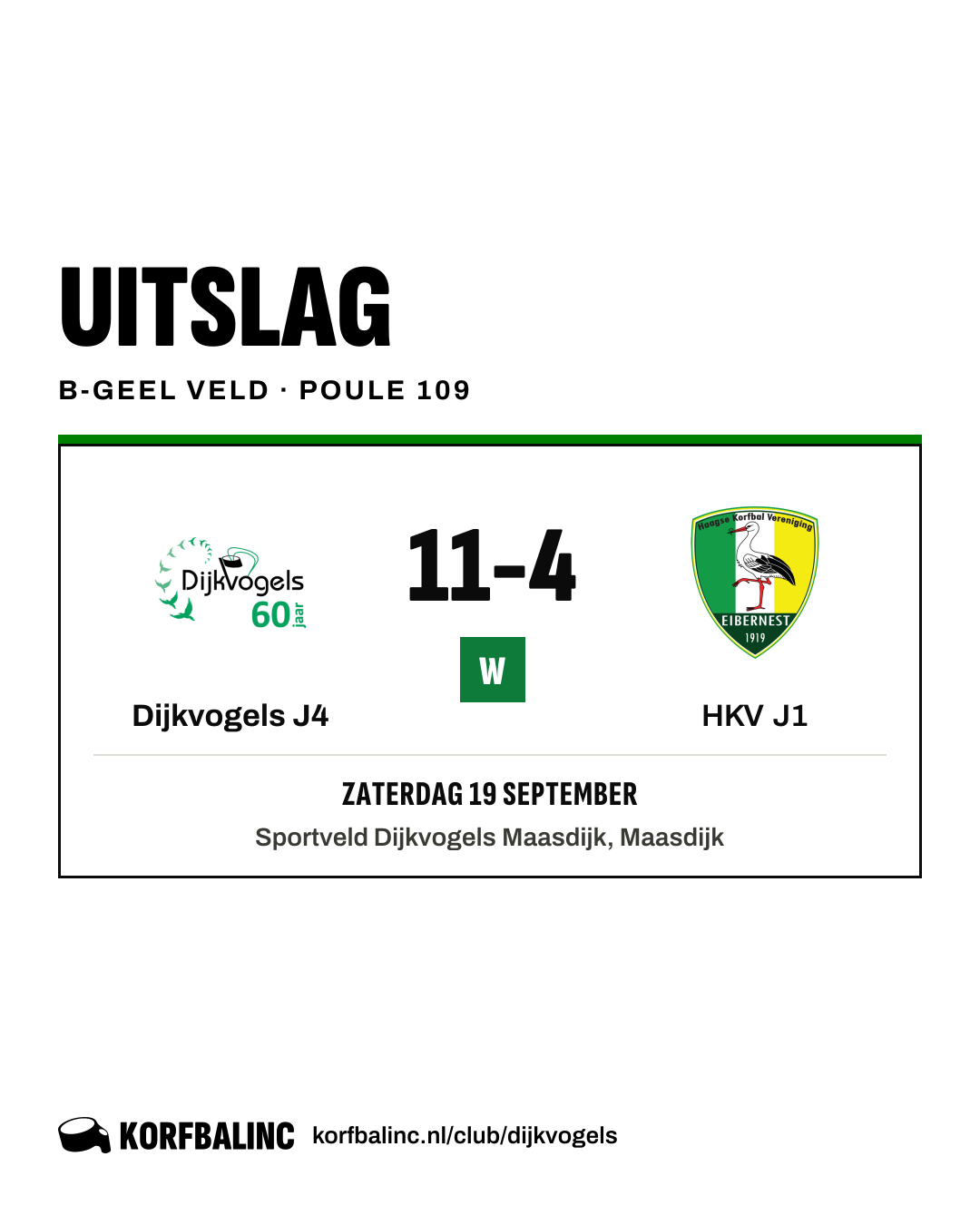 Dijkvogels J4 - HKV J1