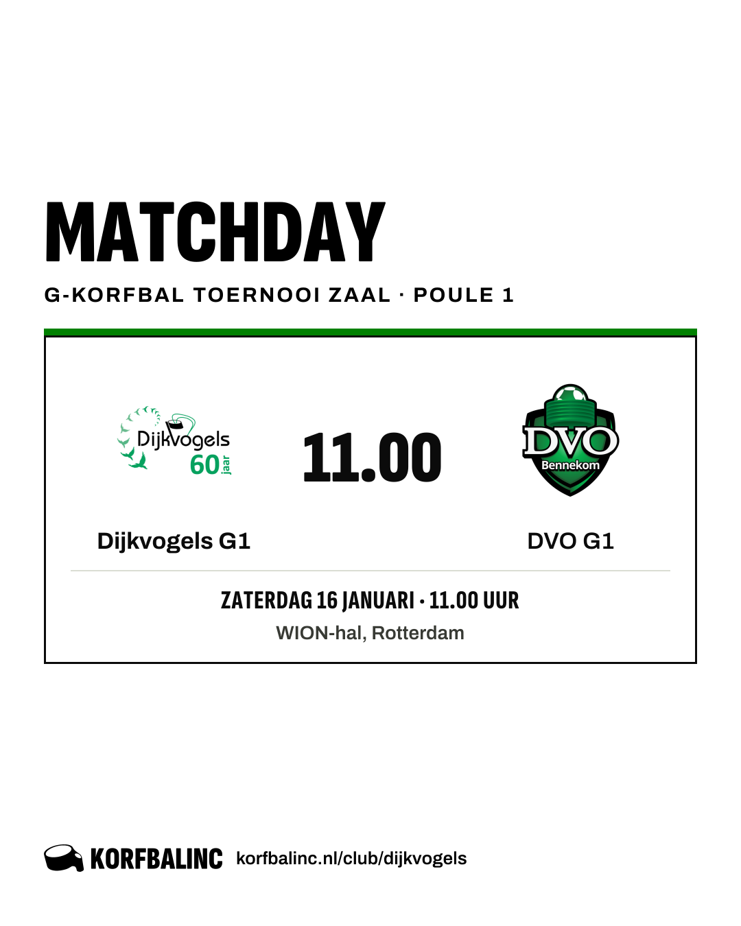 Dijkvogels G1 - DVO G1