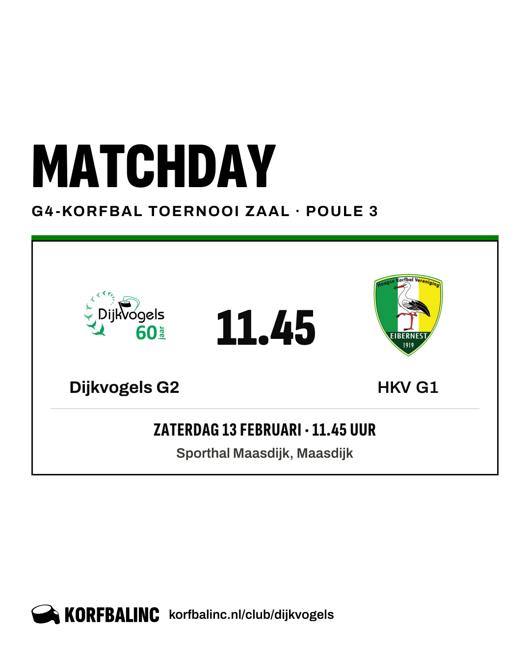 Dijkvogels G2 - HKV G1