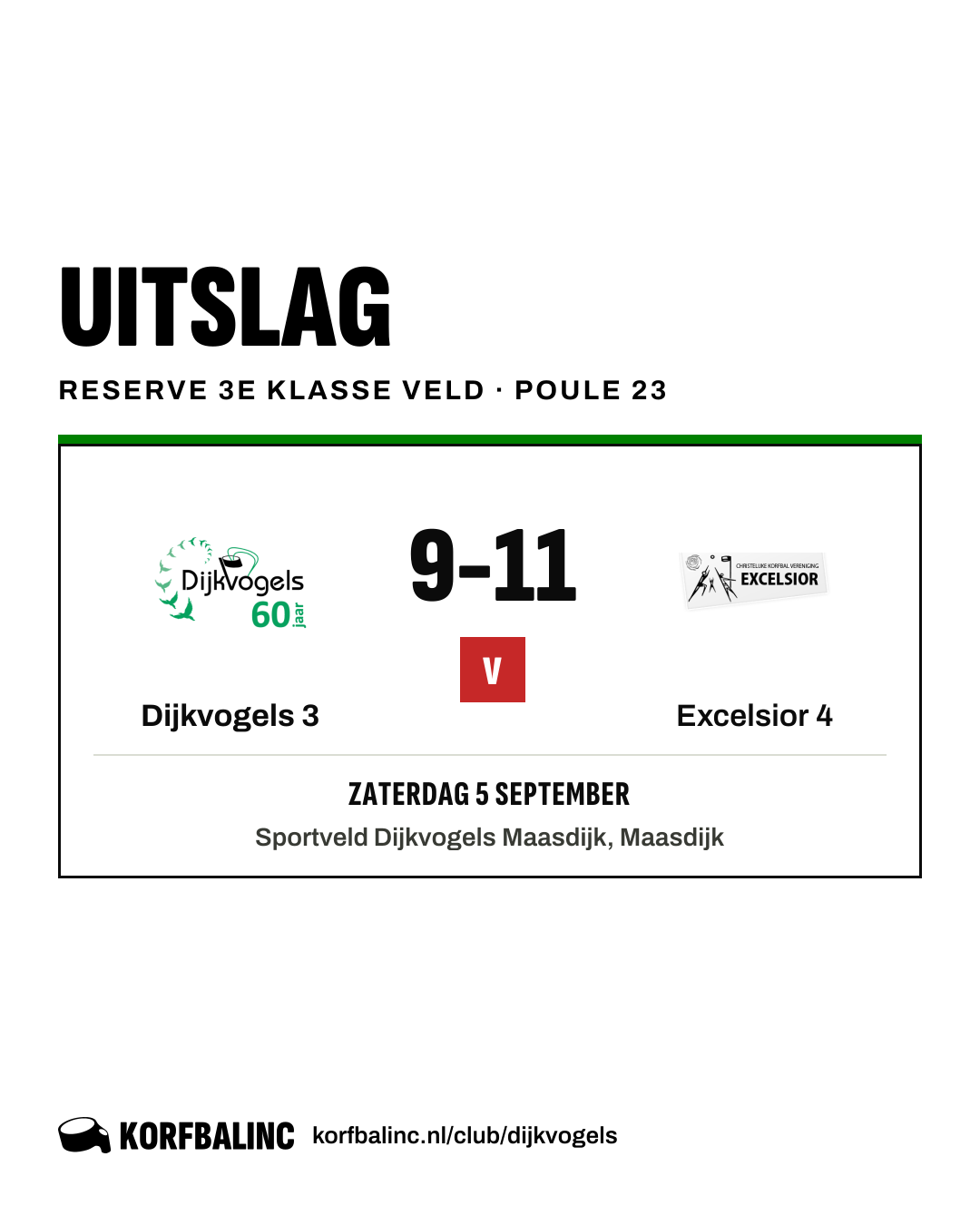 Dijkvogels 3 - Excelsior 4
