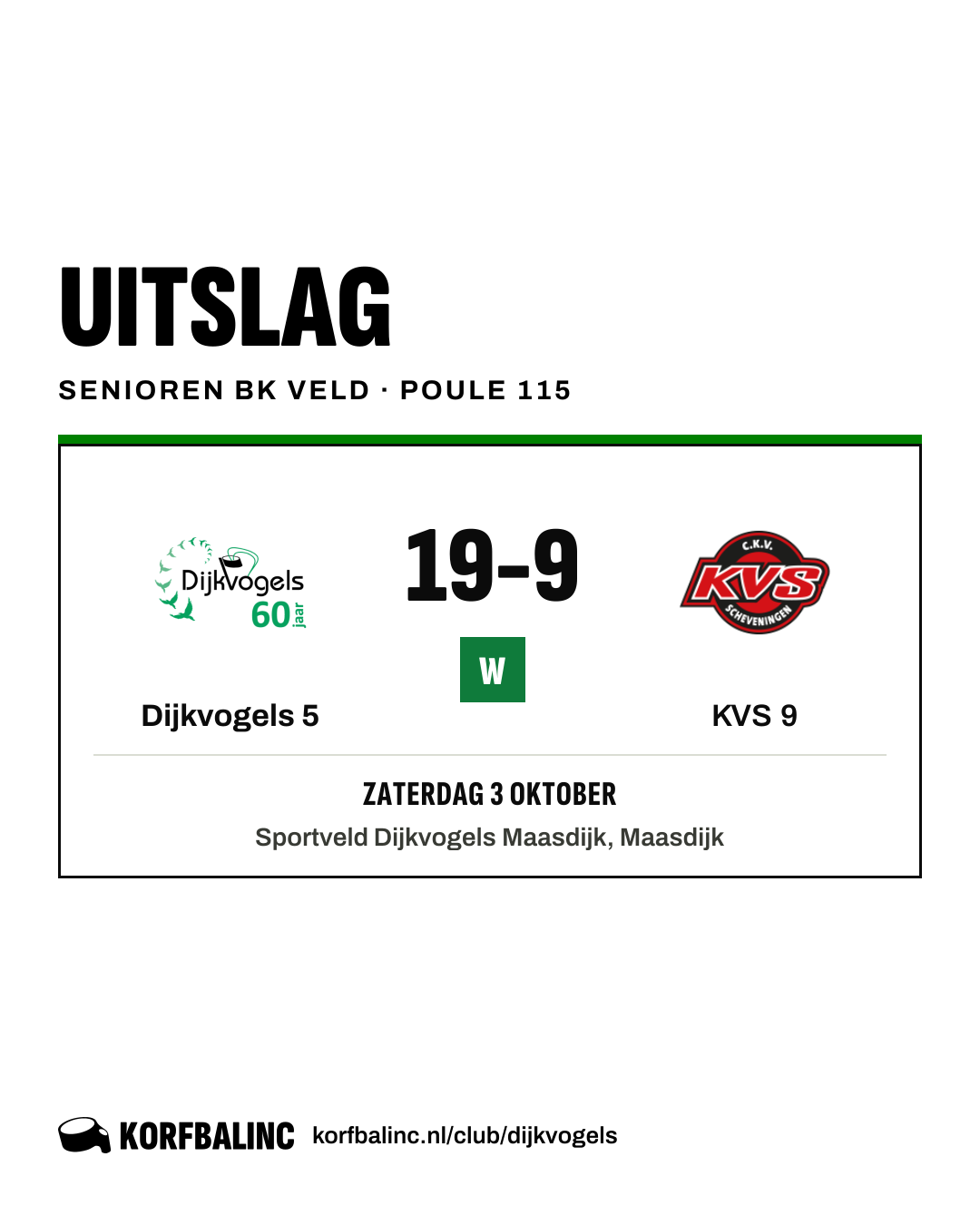 Dijkvogels 5 - KVS 9