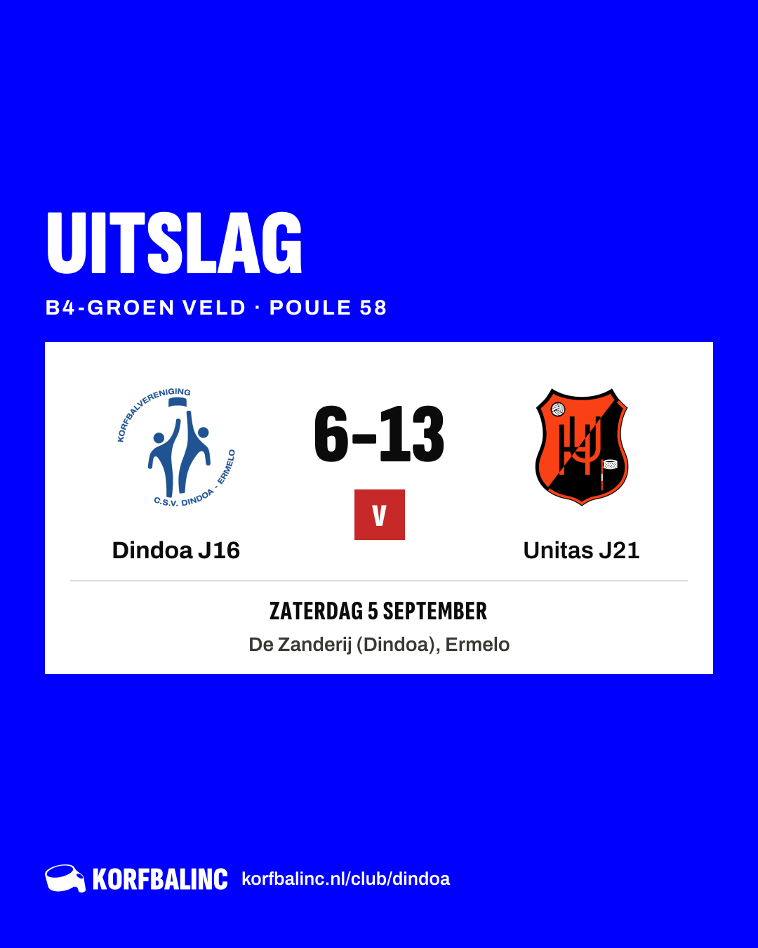 Dindoa J16 - Unitas J21