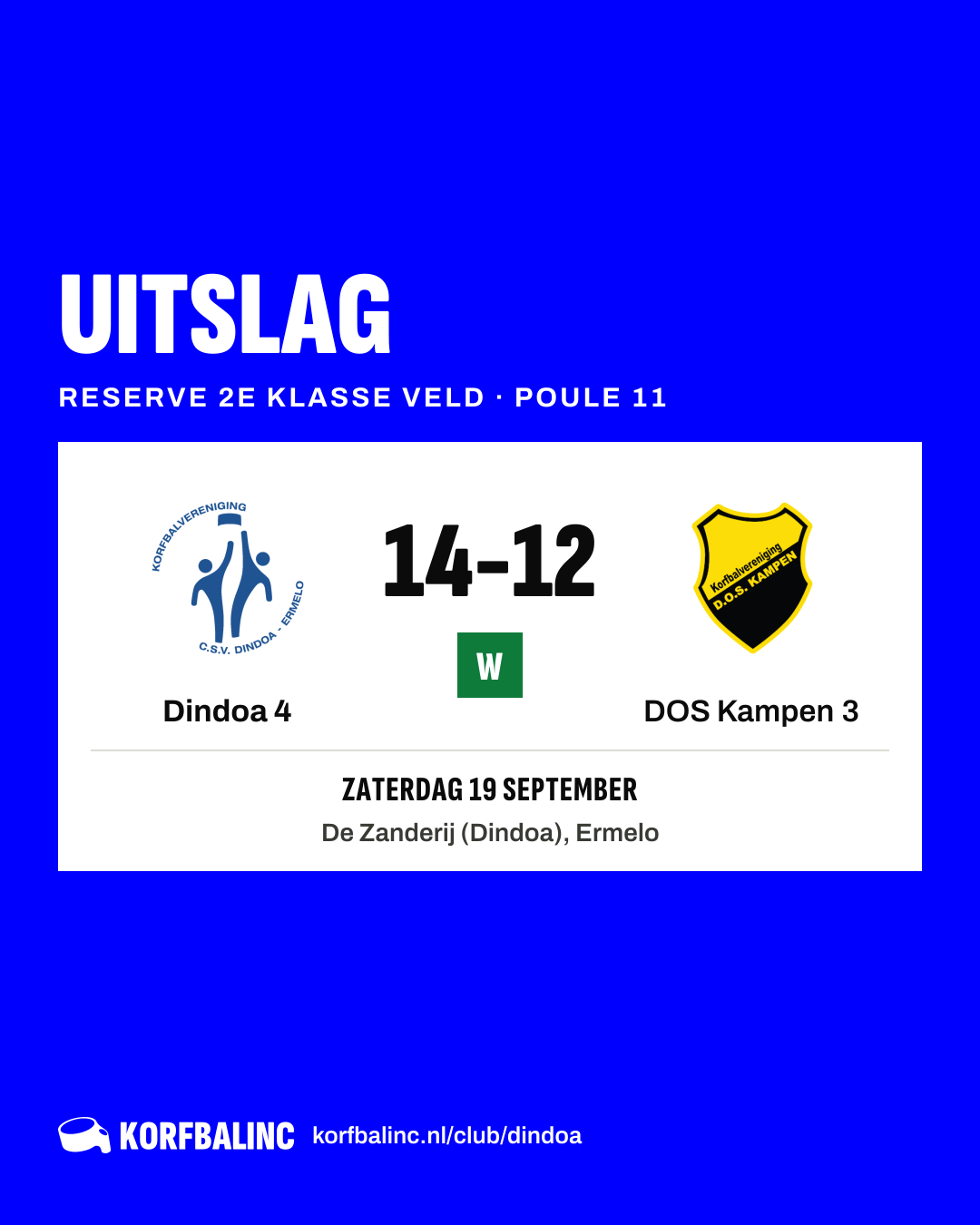 Dindoa 4 - DOS Kampen 3