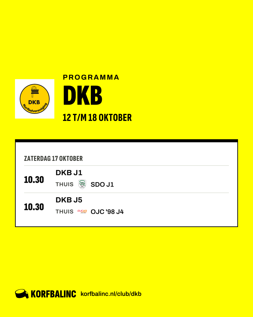 Uitslagen DKB