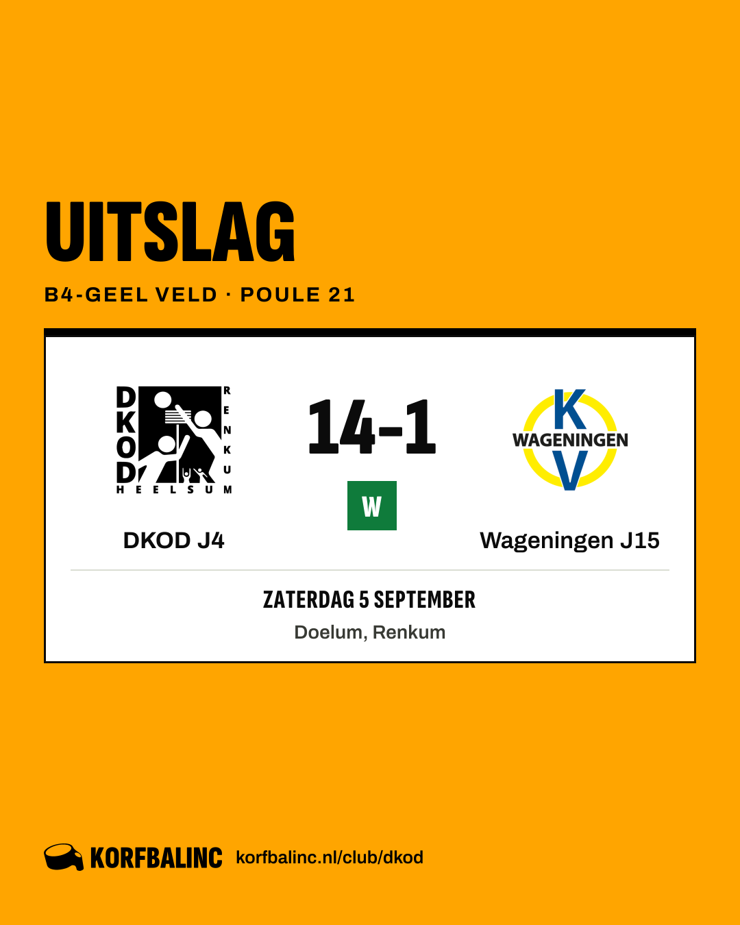 DKOD J4 - Wageningen J15