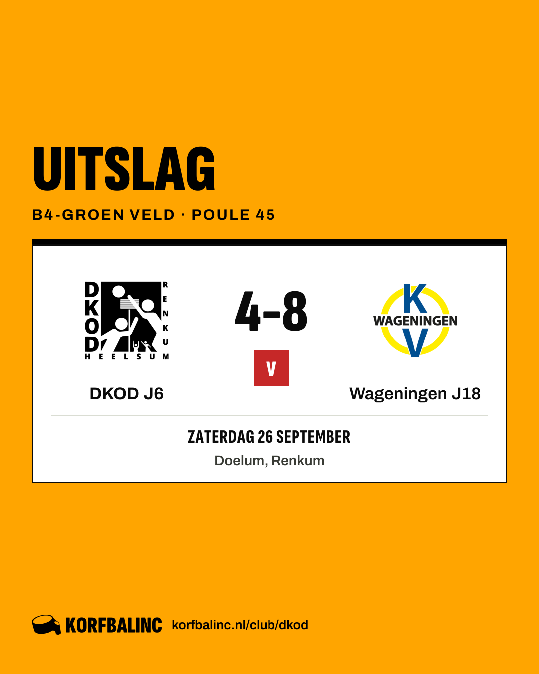 DKOD J6 - Wageningen J18