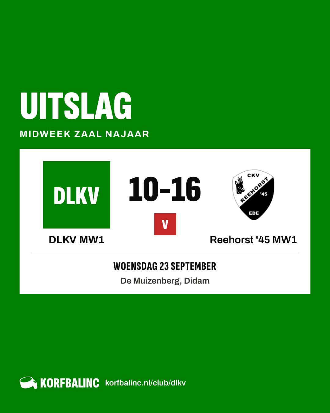 DLKV MW1 - Reehorst '45 MW1