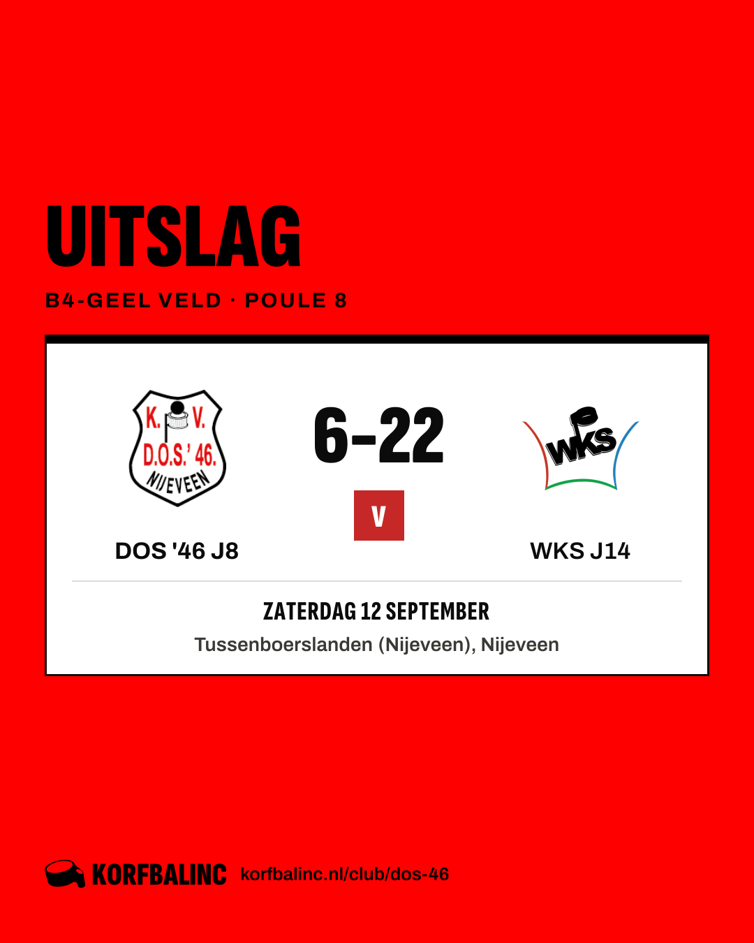 DOS '46 J8 - WKS J14