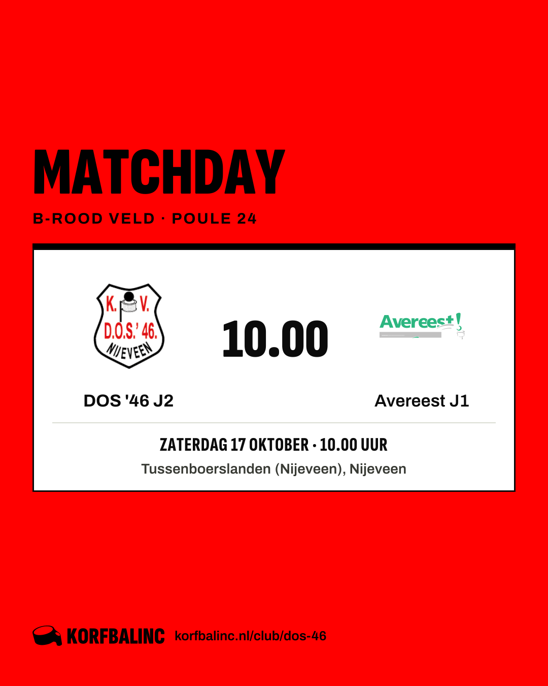 DOS '46 J2 - Avereest J1