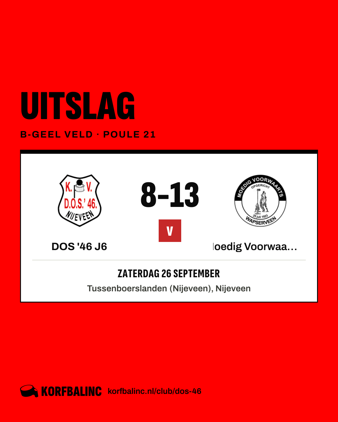 DOS '46 J6 - Moedig Voorwaarts J2